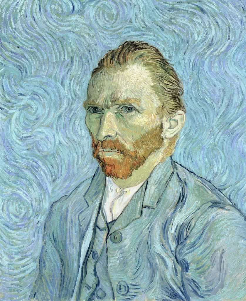 19-Vincent van Gogh-Autoritratto, 1889 - Musee d'Orsay, Paris  